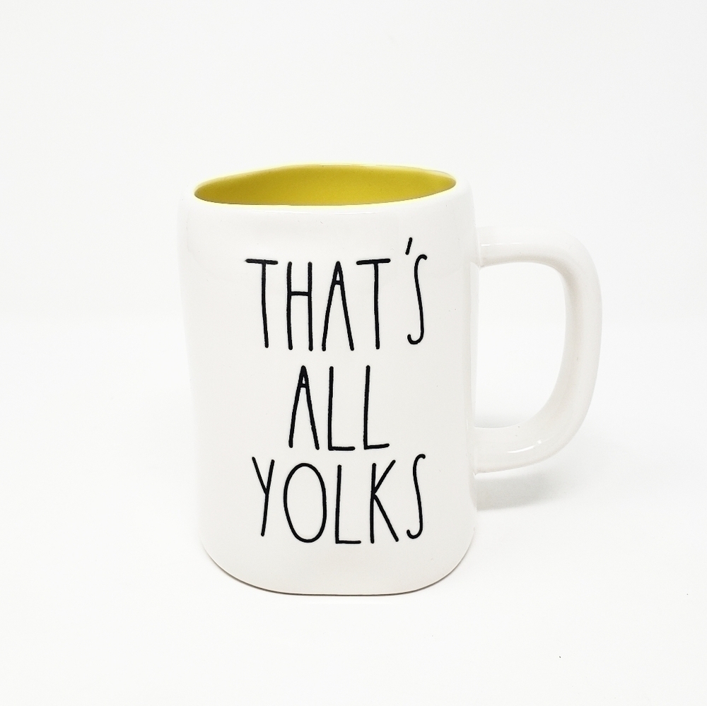 RAE DUNN That's All Yolks mug Easter